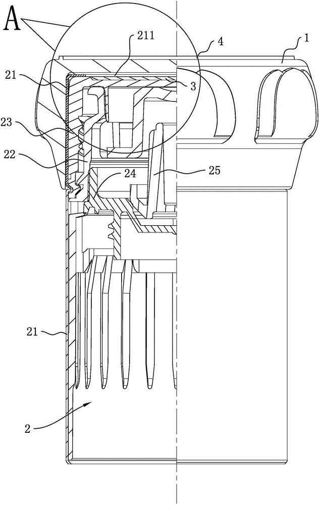 Novel bottle cap with inner and outer double anti-fake codes and manufacturing method of novel bottle cap