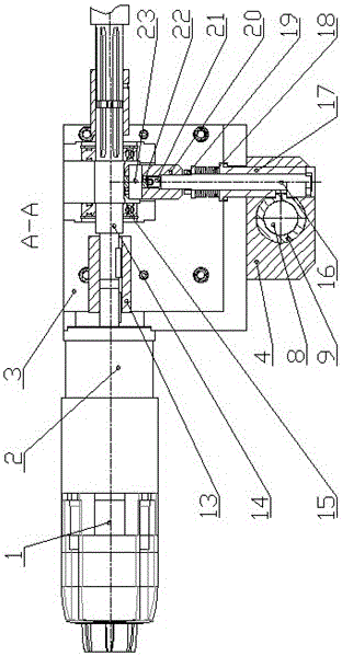 A self-locking gas-electric drive auxiliary support device