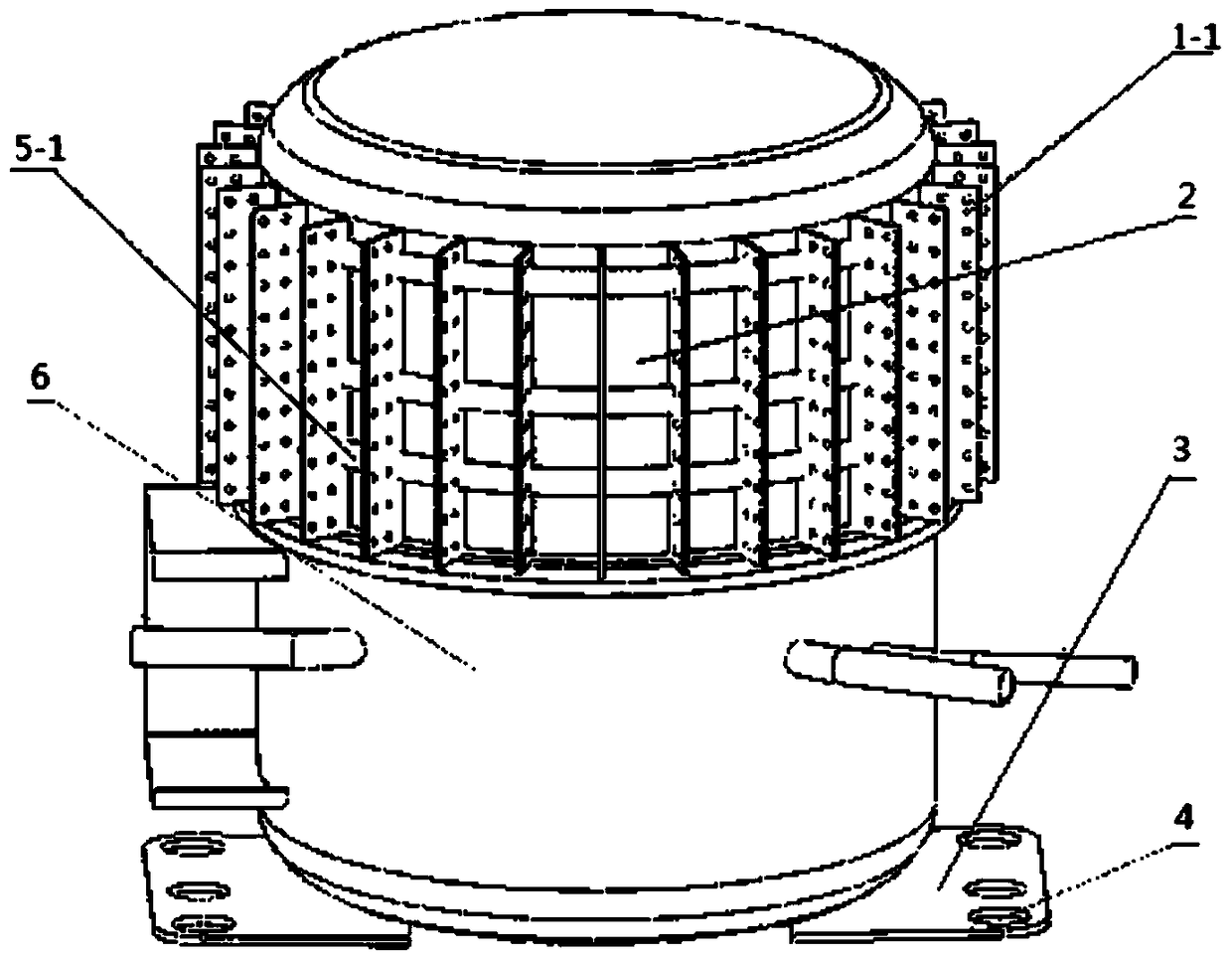 Auxiliary heat dissipation device applied to refrigerator compressor