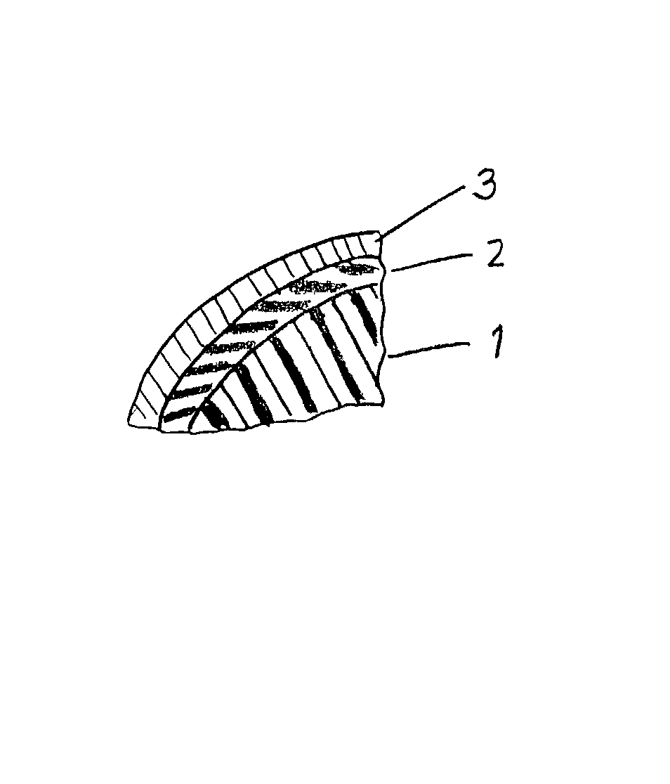 Process for producing a chemical-resistant protective layer for a rotary body having a base body made from fiber-reinforced plastic