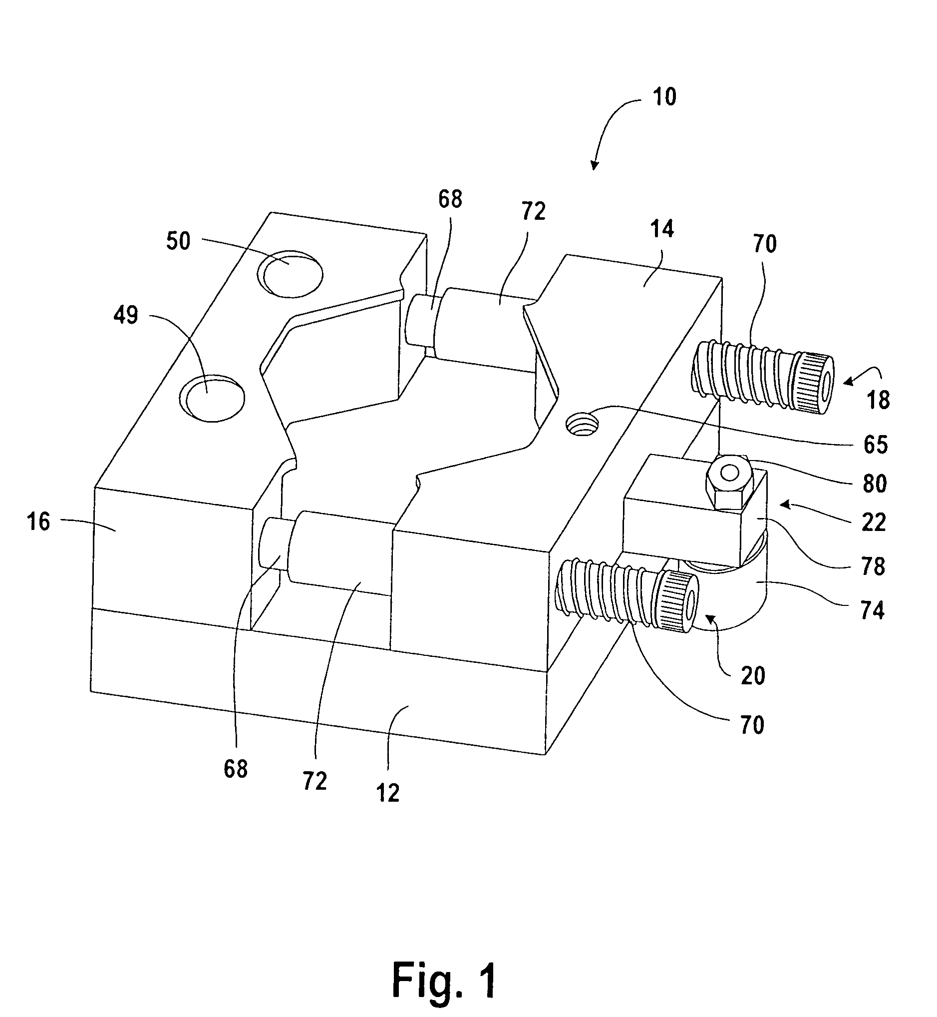 Device for holding objects to be treated