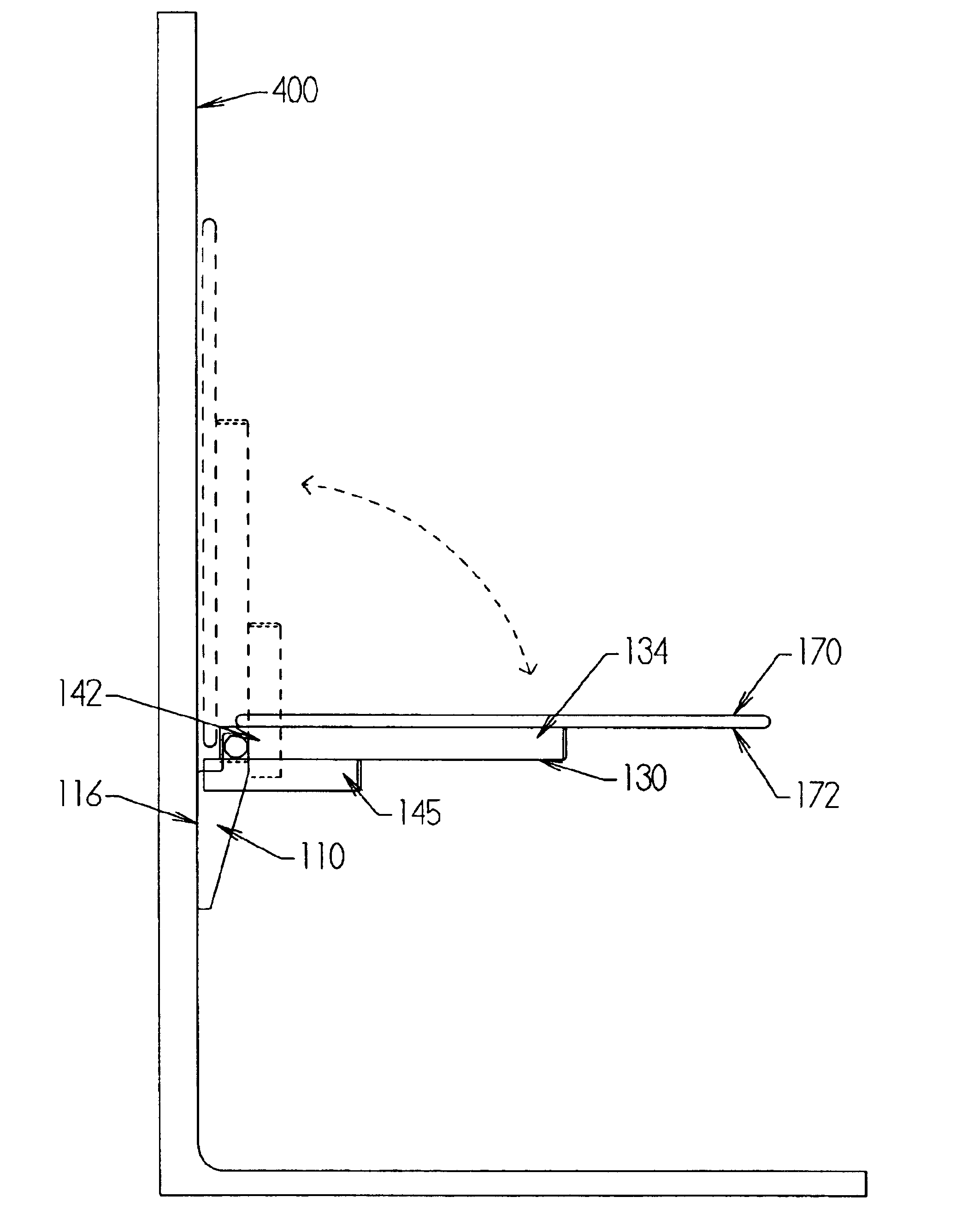 Assisted lift shower seat