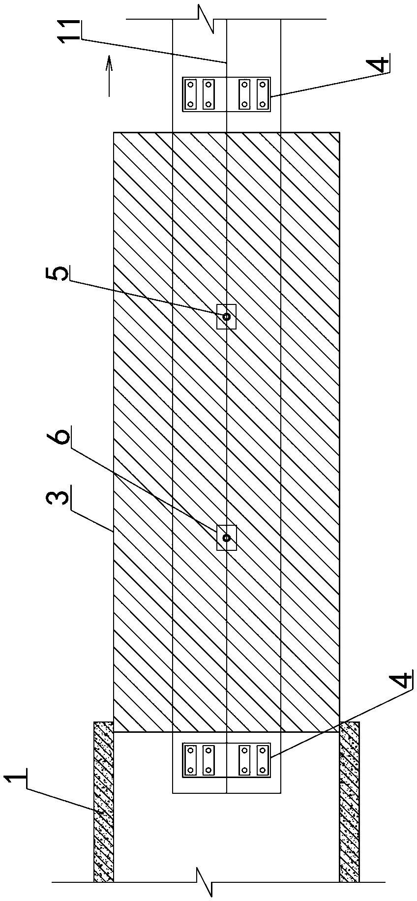 Floating monitoring system and monitoring method of formwork trolley in self-compacting concrete