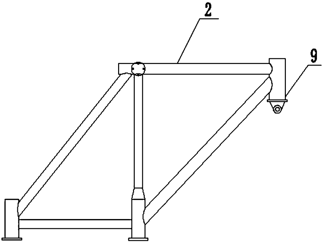 Water soft yoke mooring model test system