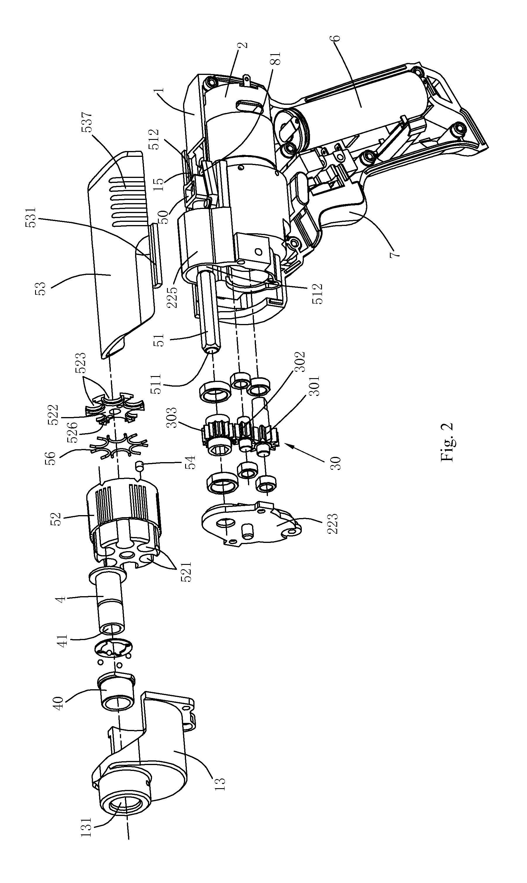 Power tool and operation method for the power tool