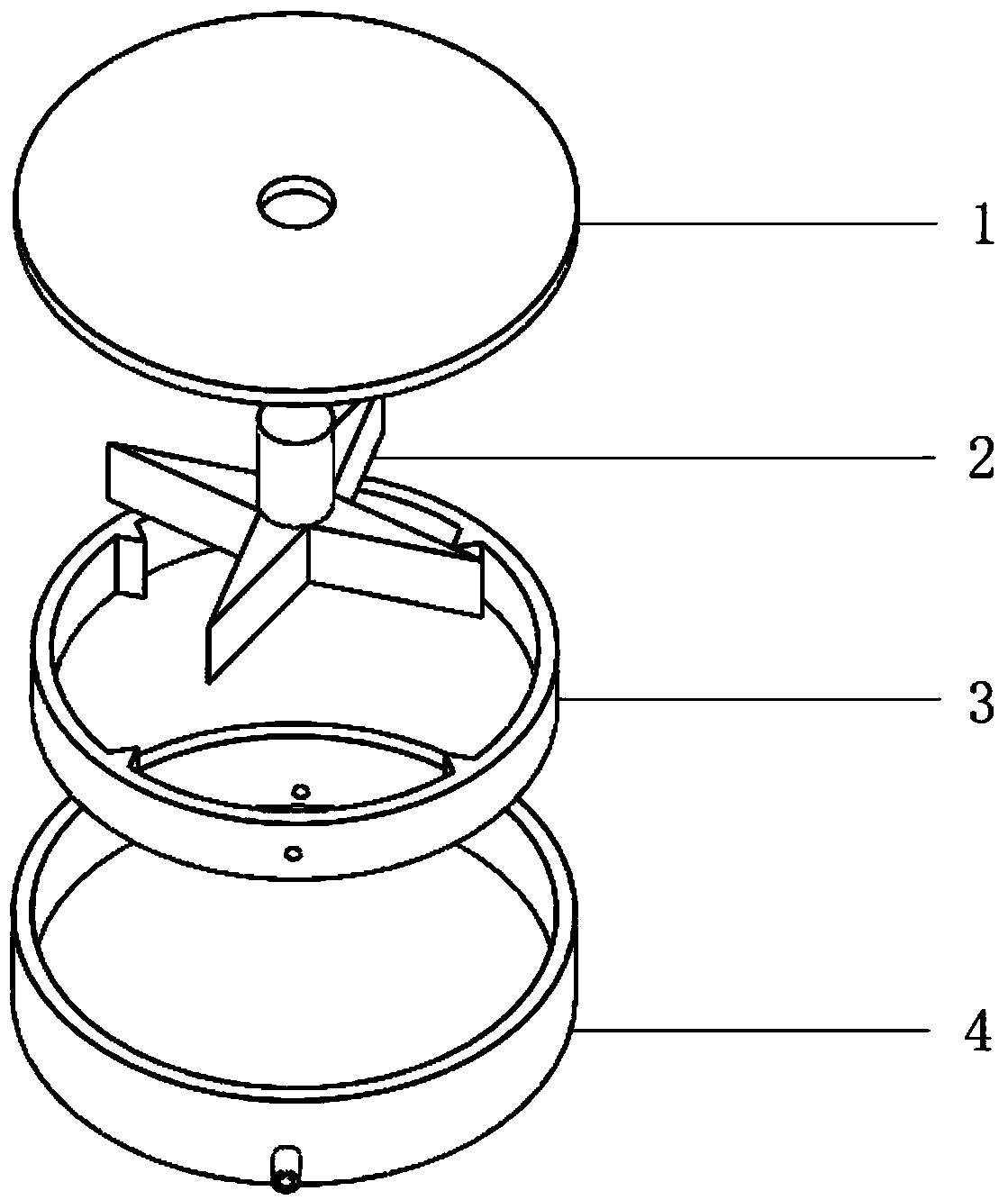 Gliding-arc plasma organism treating device in combination with catalysts