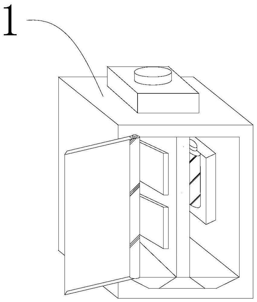 Physical fire alarm fire extinguishing switch cabinet