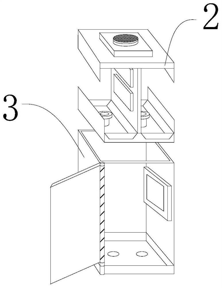 Physical fire alarm fire extinguishing switch cabinet