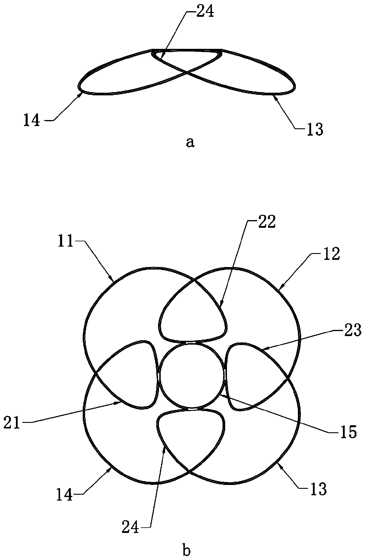 Three-dimensional elastic part