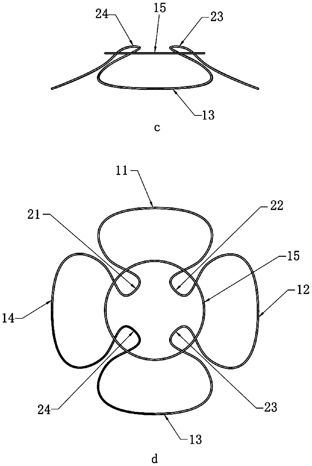 Three-dimensional elastic part