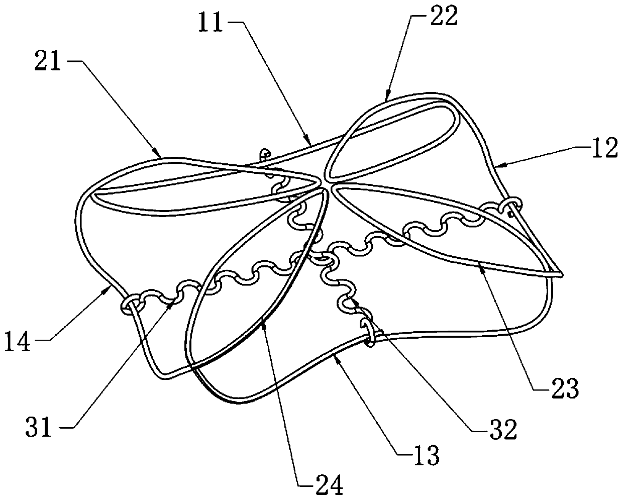 Three-dimensional elastic part