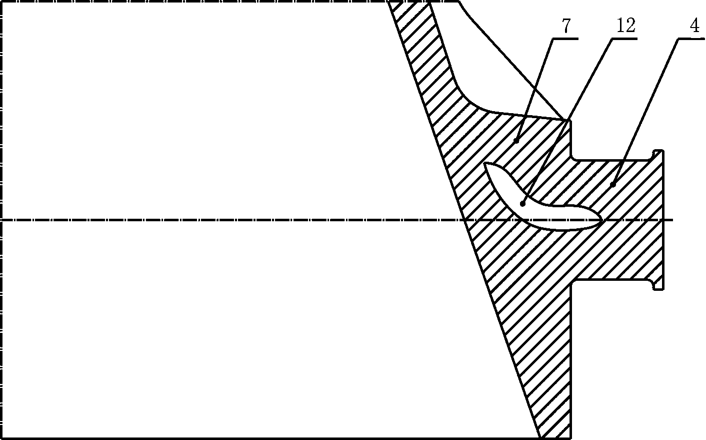 Metallurgical slag pot trunnion casting method