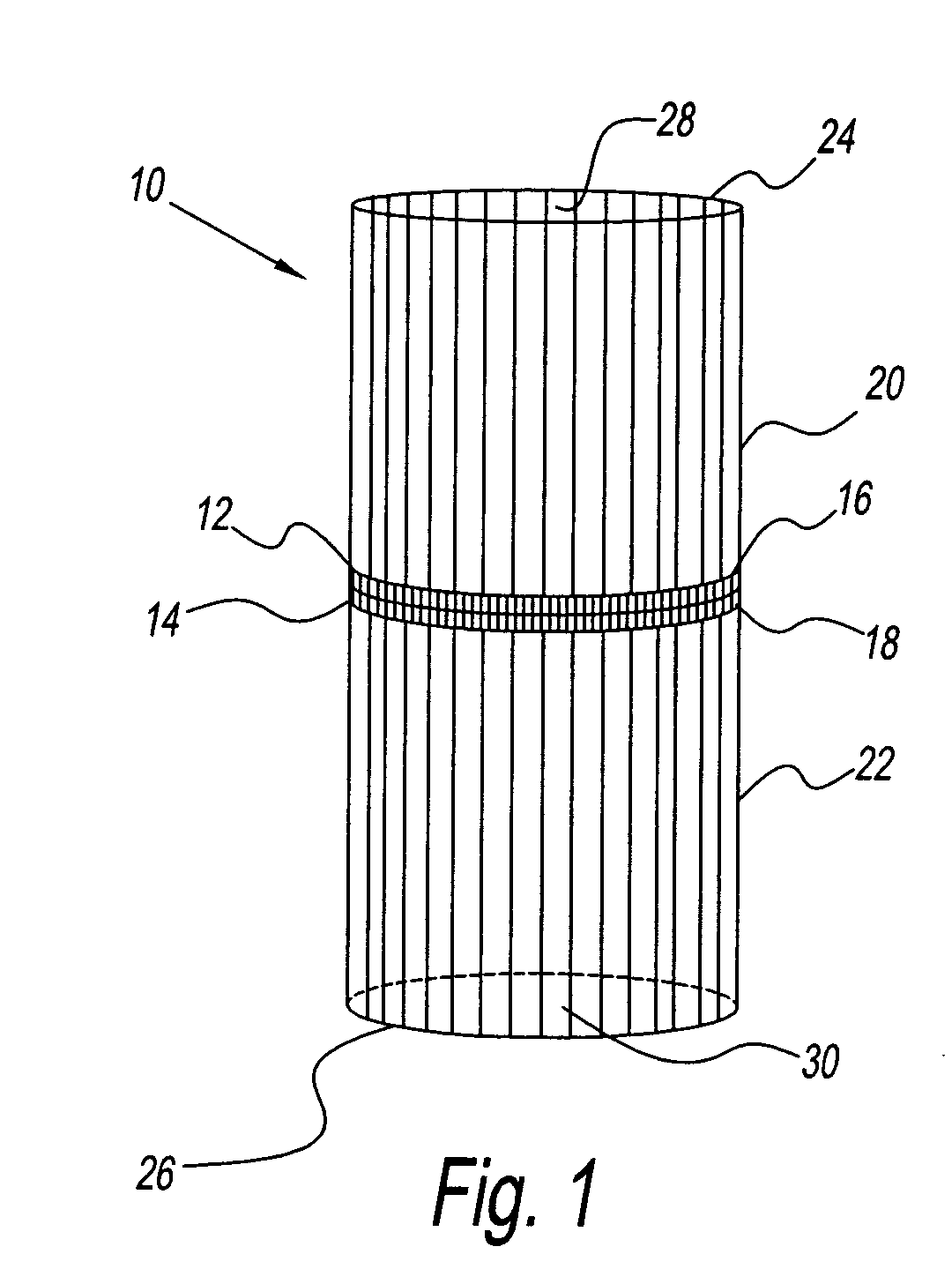 Two-ply blank and a method of manufacturing a circularly knitted two-ply blank