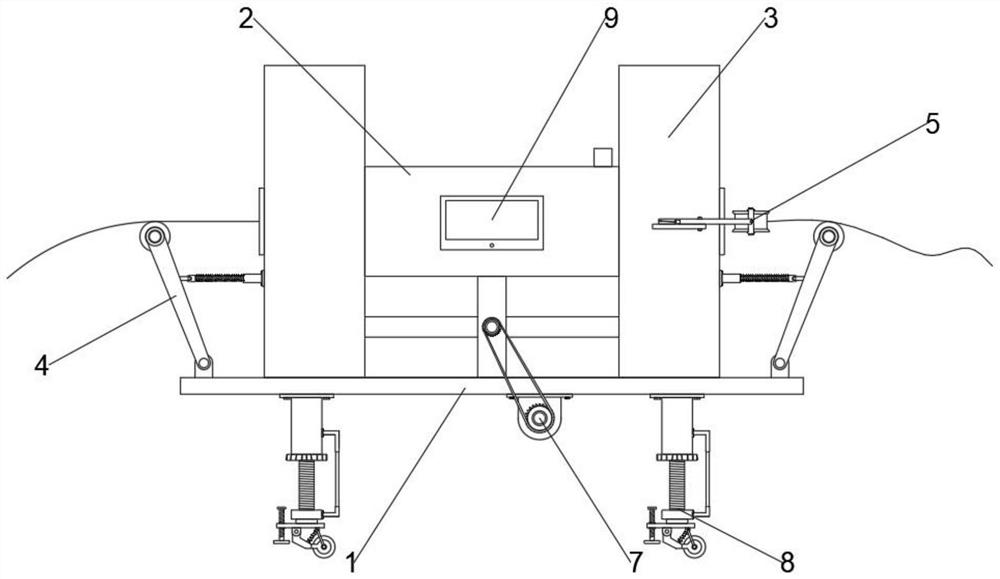 Intelligent heat treatment device used before cable winding