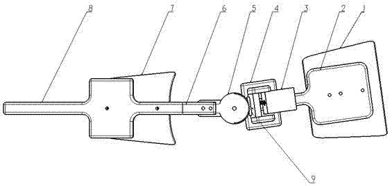 Electronic knee-joint orthopedic device