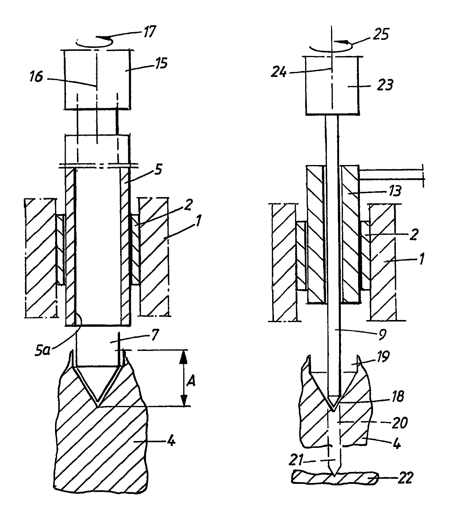 Drill template arrangement