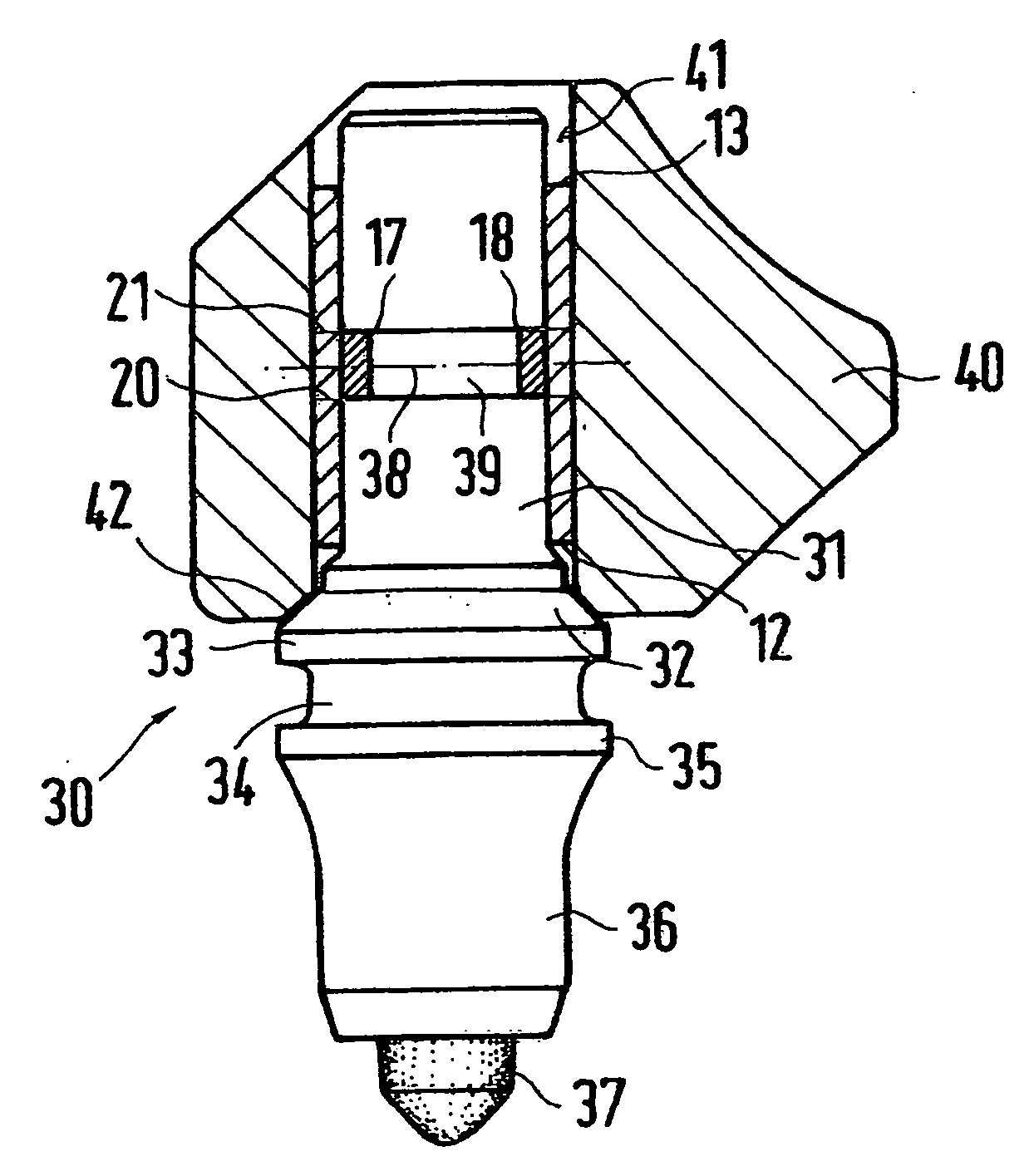 Circular-Shank Tool Comprising a Tool Holder