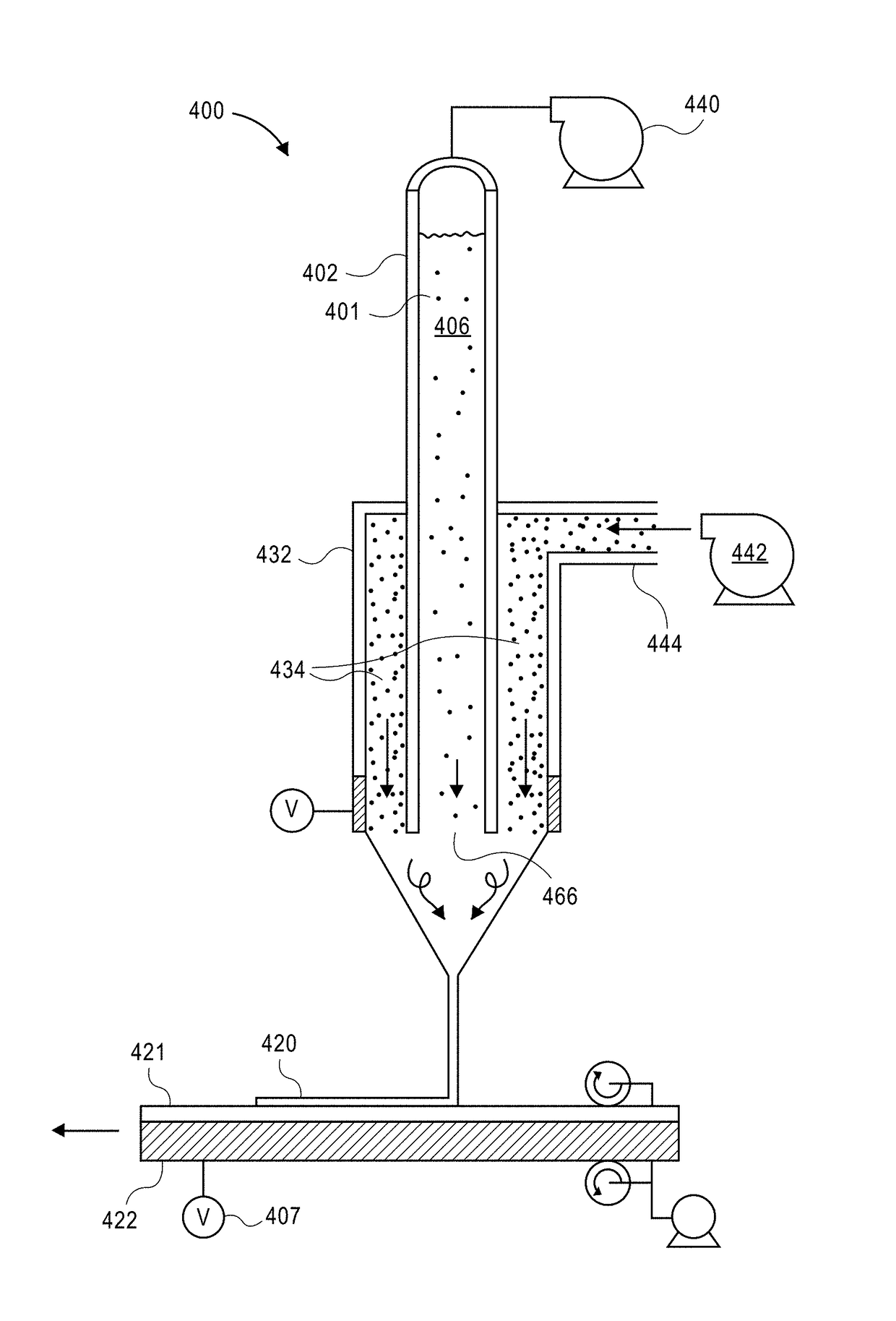 Analyte separator with electrohydrodynamic Taylor cone jet blotter