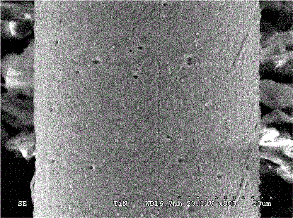 TiN coating silicon carbide fiber reinforced titanium-based composite material and preparation method thereof