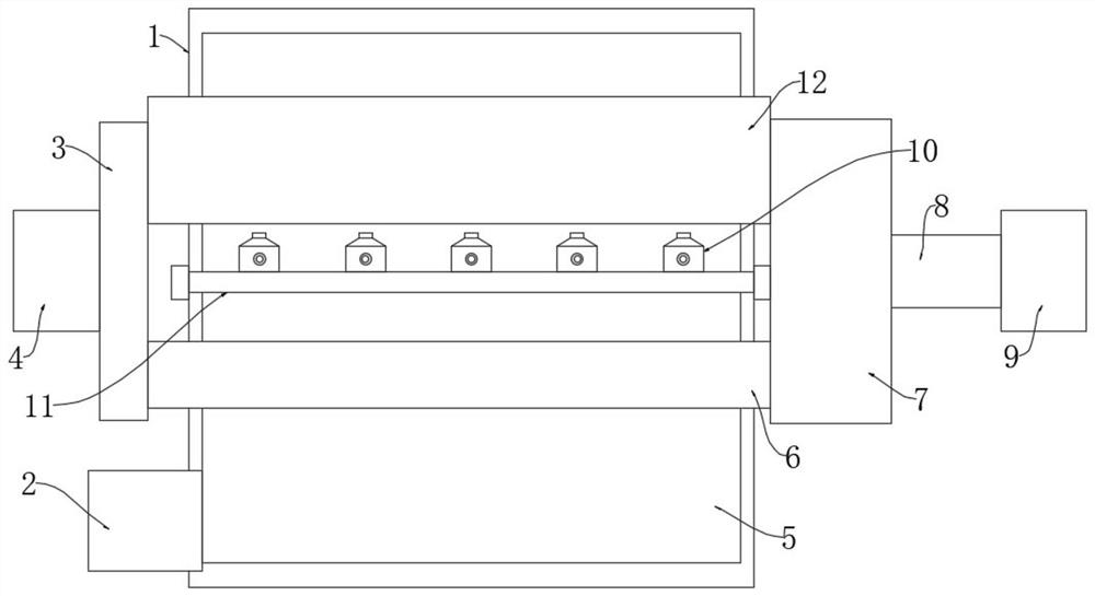 Uniform gluing equipment and uniform gluing process for processing corrugated packaging paper