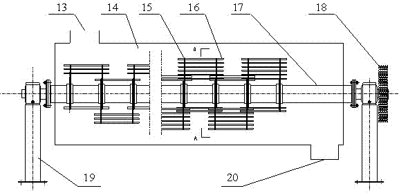 Municipal sludge drying and incineration system and treatment process thereof