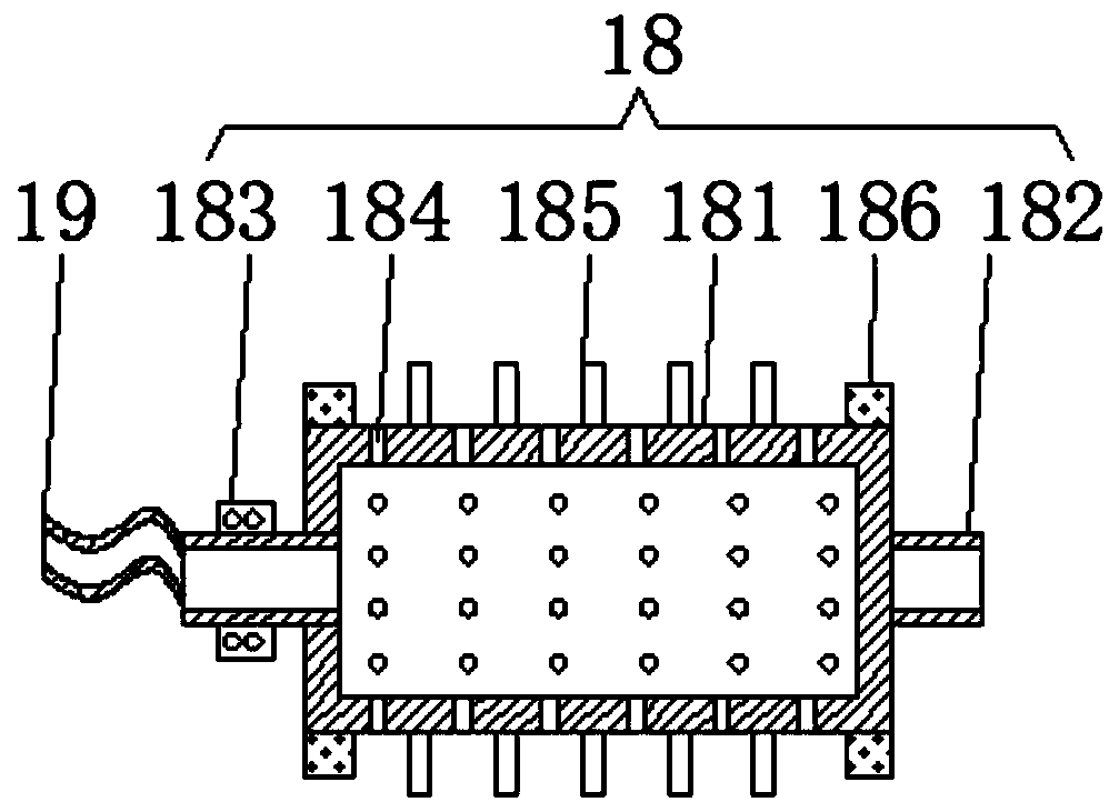 Environment-friendly domestic sewage treatment device and treatment method