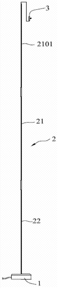 Elastic electric conduction device and lamp employing same