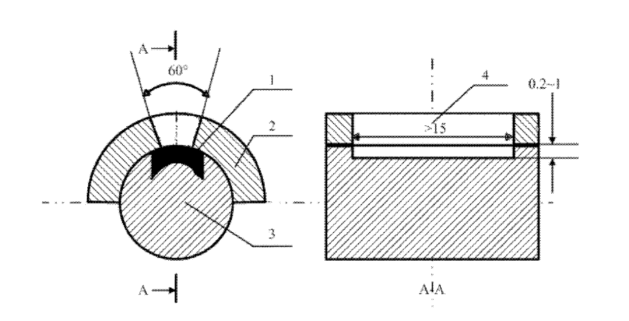 Method and device for measuring metal pipe texture