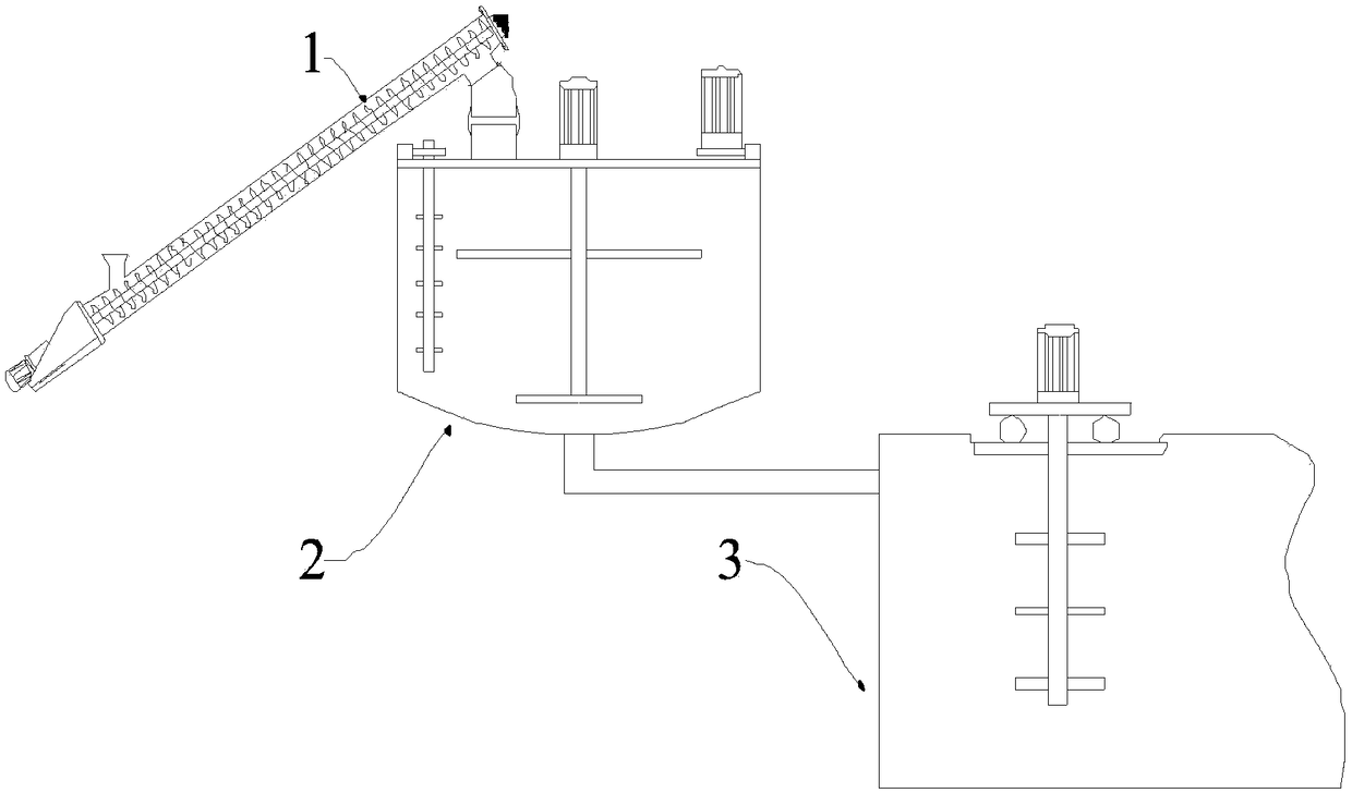 Lost-foam paint concentration real-time adjusting apparatus for exterior support production