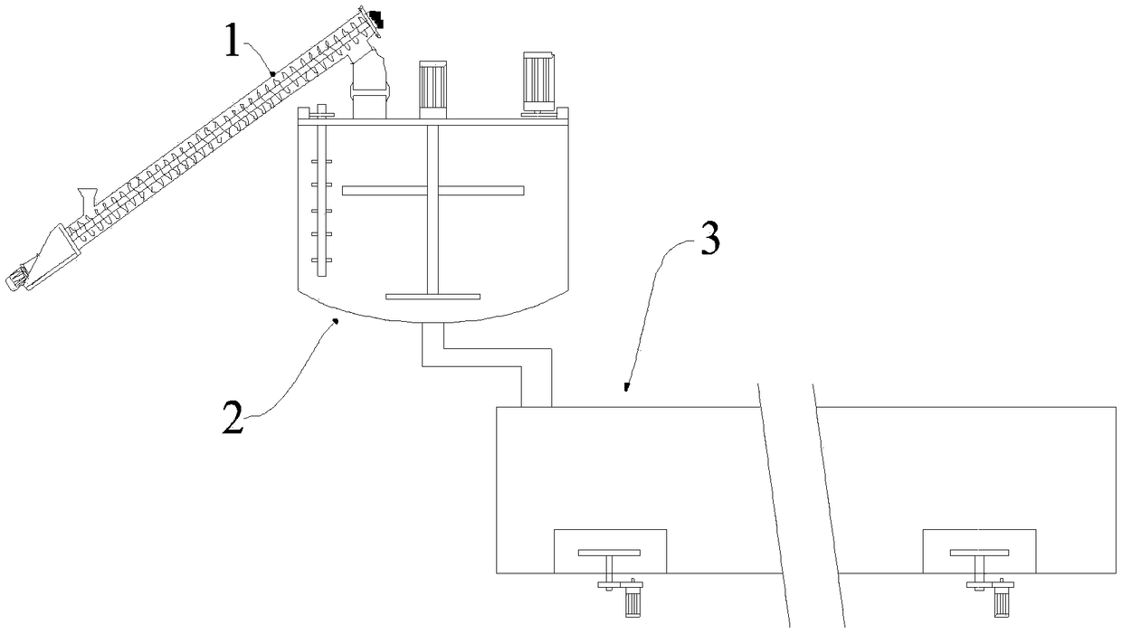 Lost-foam paint concentration real-time adjusting apparatus for exterior support production