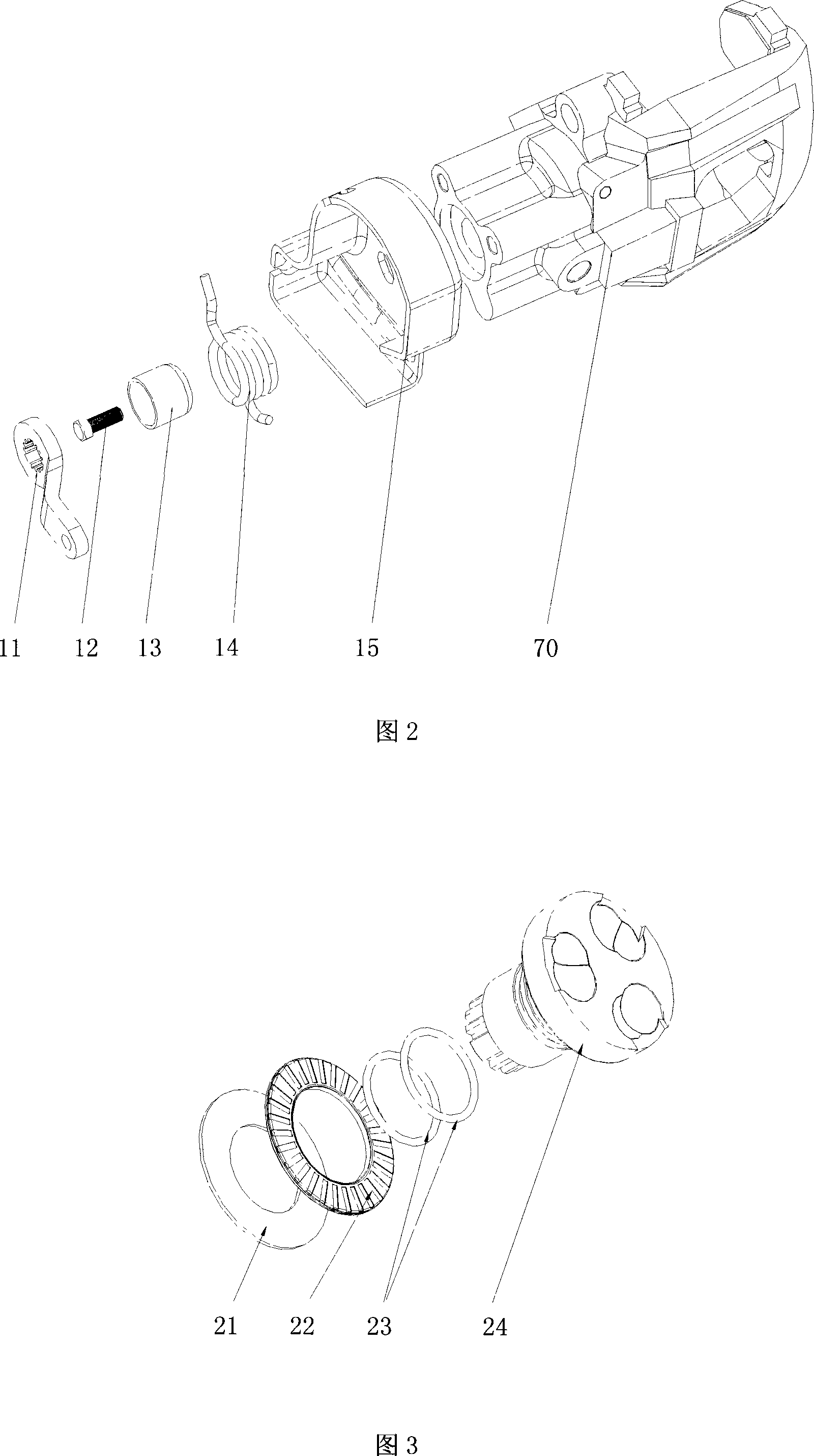 Hydraulic disk type integrated arrestor of floating clamp based on screw drive