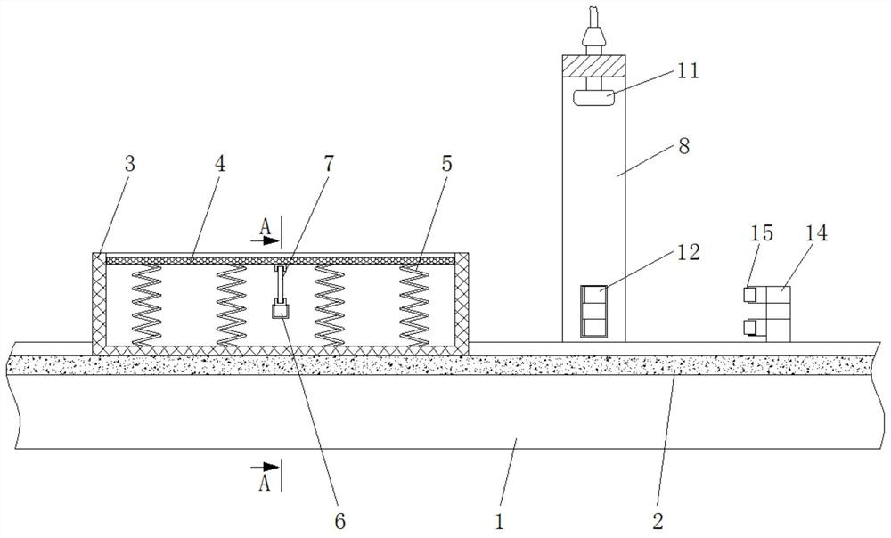 A data acquisition device for express delivery out of warehouse based on slider limit