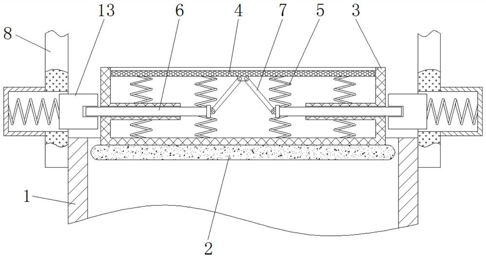 A data acquisition device for express delivery out of warehouse based on slider limit