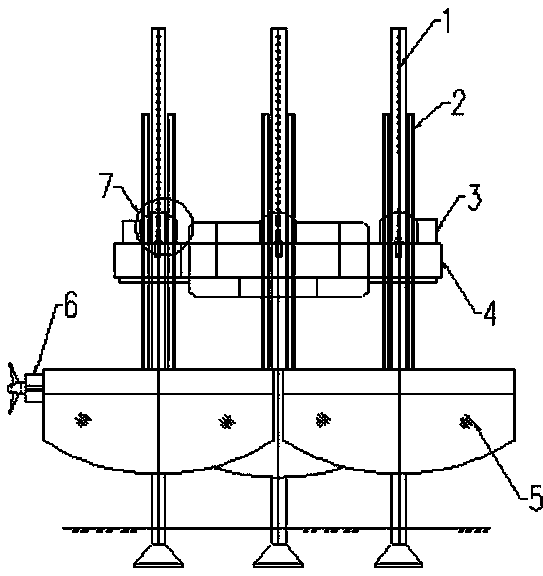 Breeding device of self-propelled marine ranching