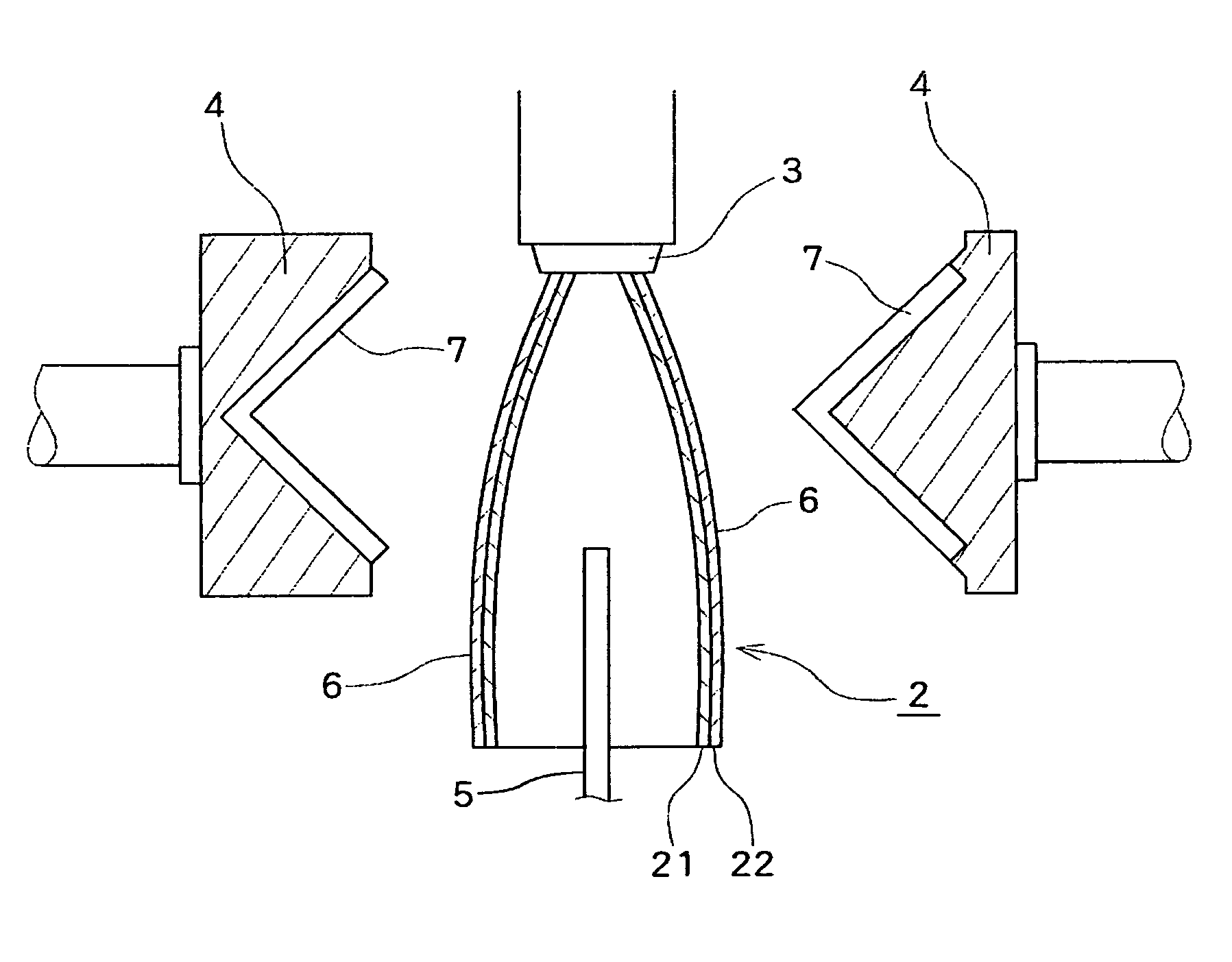 Method of forming hollow foam moldings