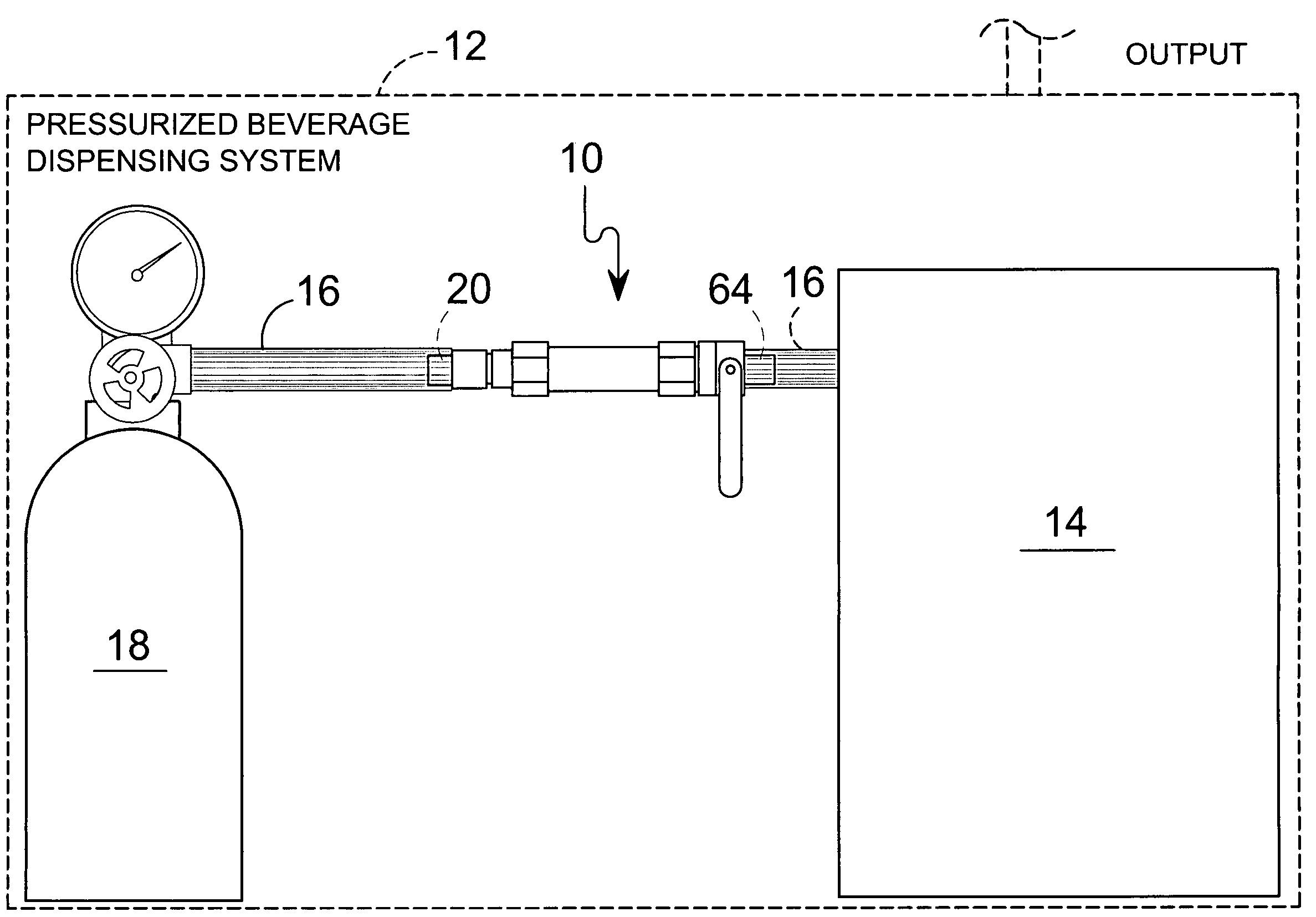 Pressure activated shutoff valve