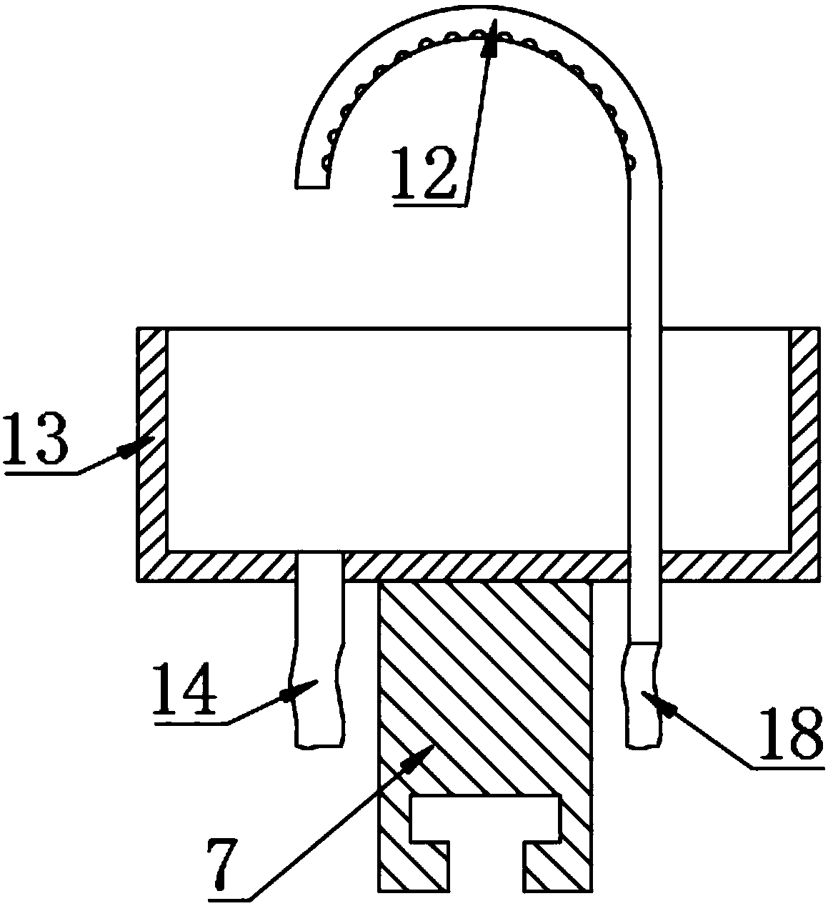 Painting device for automobile axle with drying and polishing functions