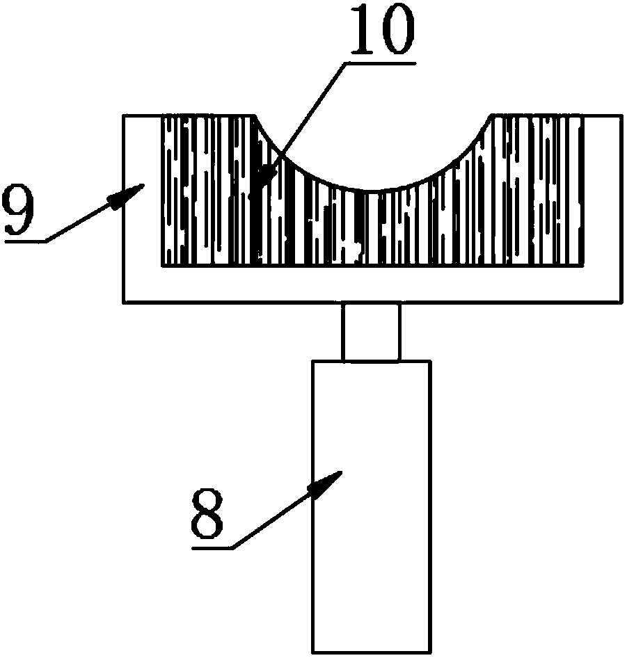 Painting device for automobile axle with drying and polishing functions