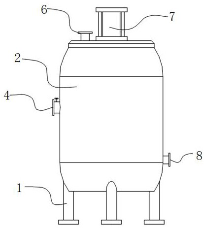 Reaction kettle for rapidly removing organic solvent