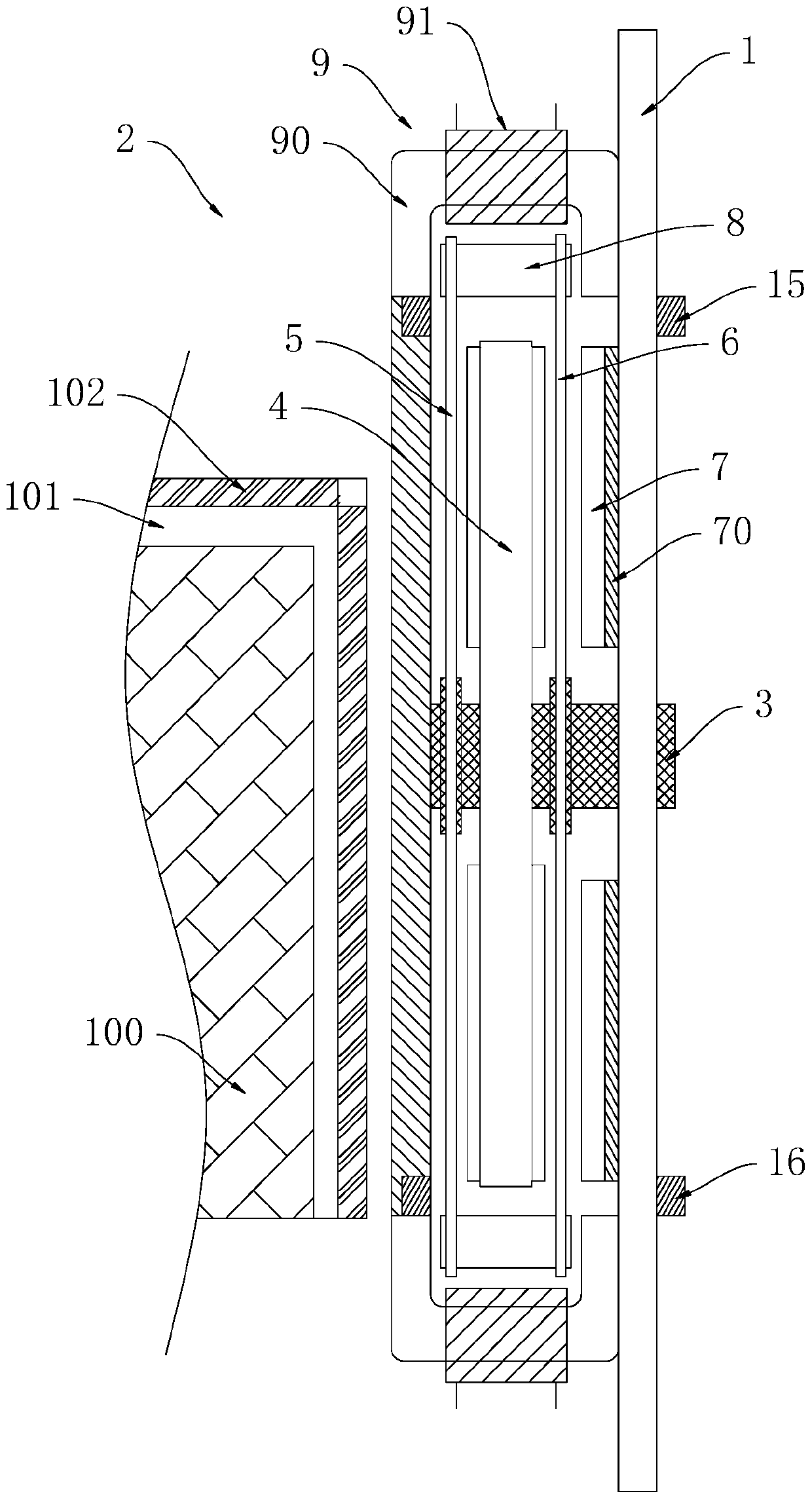 A mold heating device based on permanent magnetic induction