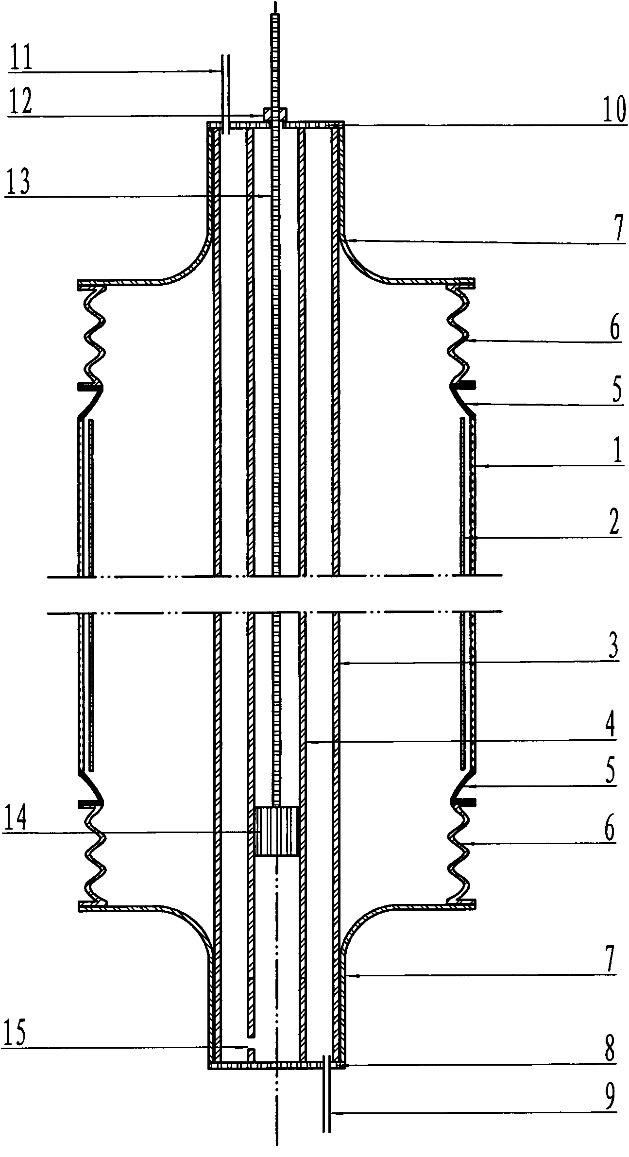 Internal-condensation metal inner tube type solar energy heat-collecting device