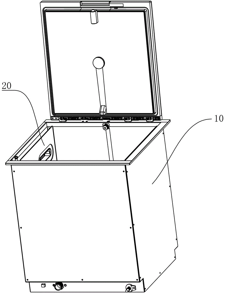 Respirator with condensing and drying functions and dish-washing machine using same