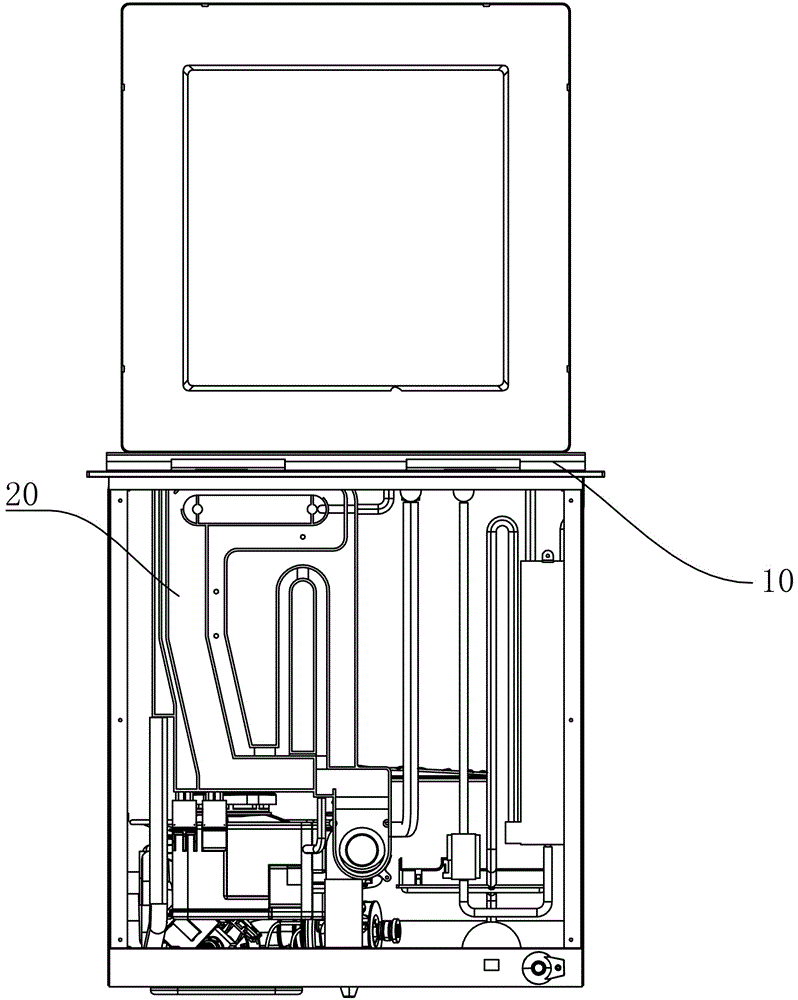 Respirator with condensing and drying functions and dish-washing machine using same