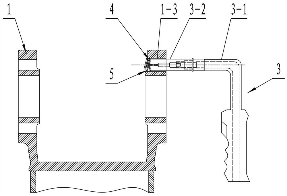 Method for repairing transverse threaded holes of bogie of passenger train