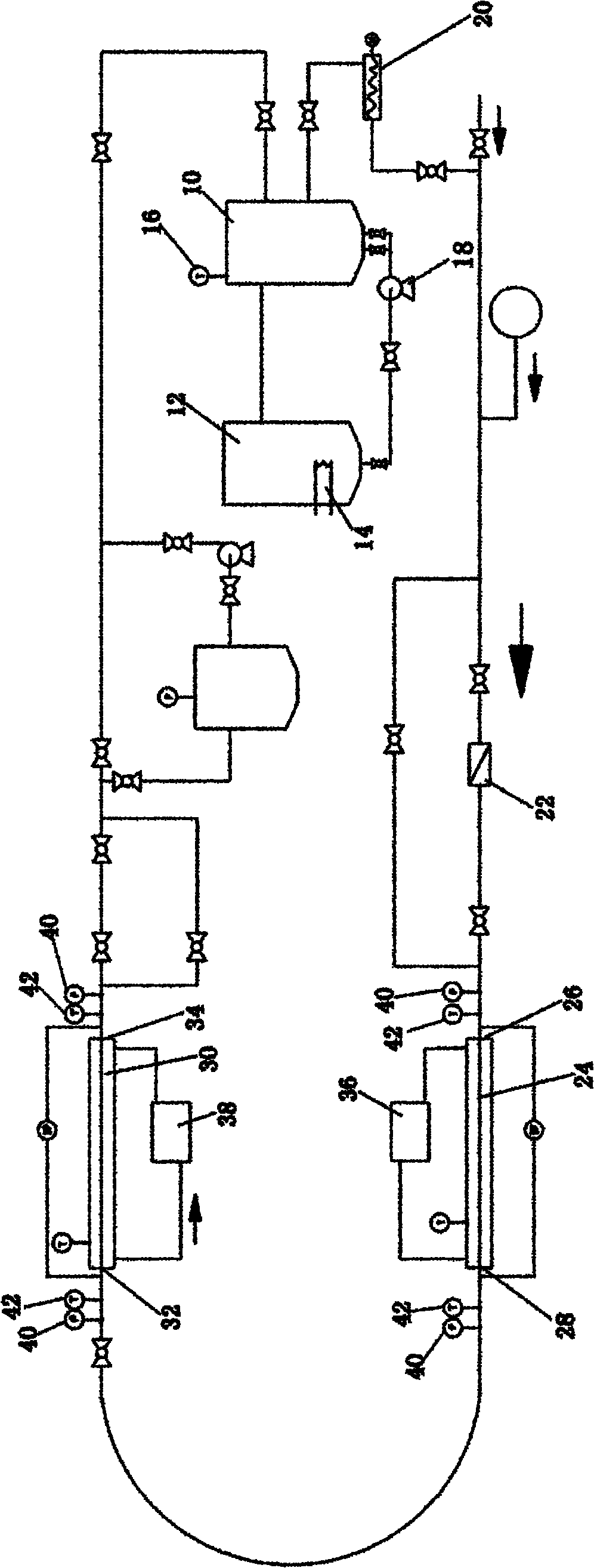 Experimental device and method for wax precipitation of pipeline