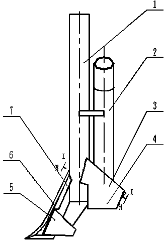 Equal-depth and wide seeding opener for deep fertilization of wheat