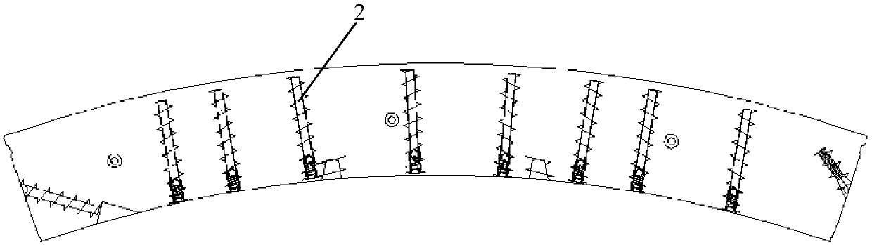 The method of replacing the shield tail brush of the ultra-large diameter shield machine under the condition of high water pressure