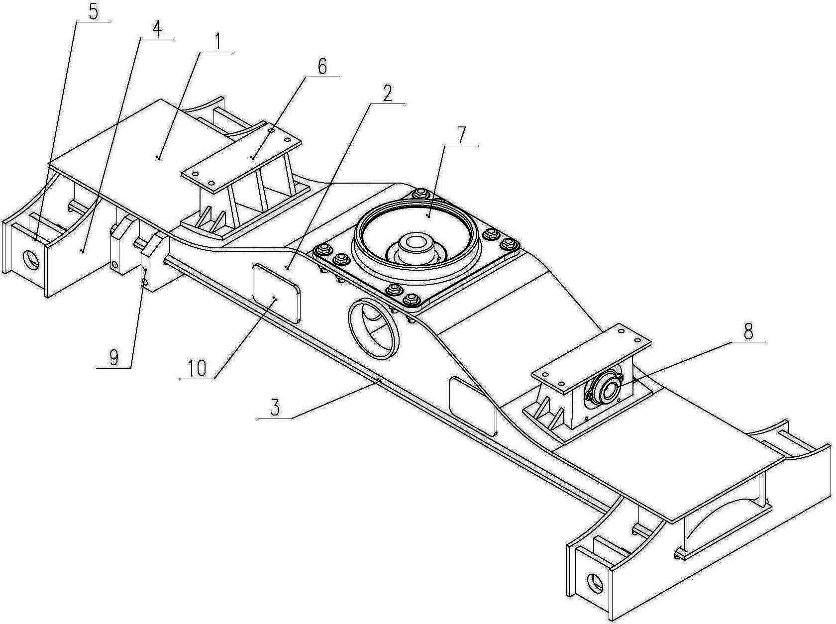 Bolster of express railway freight car bogie