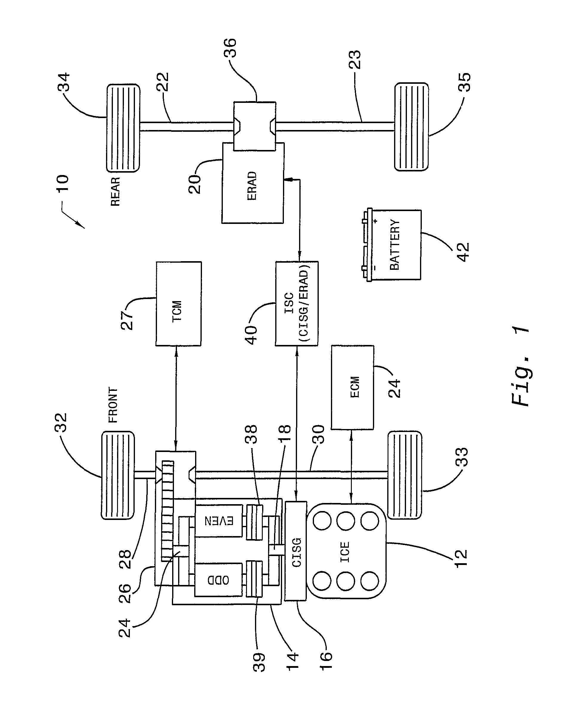 Detecting operation of a vehicle on an ascending grade