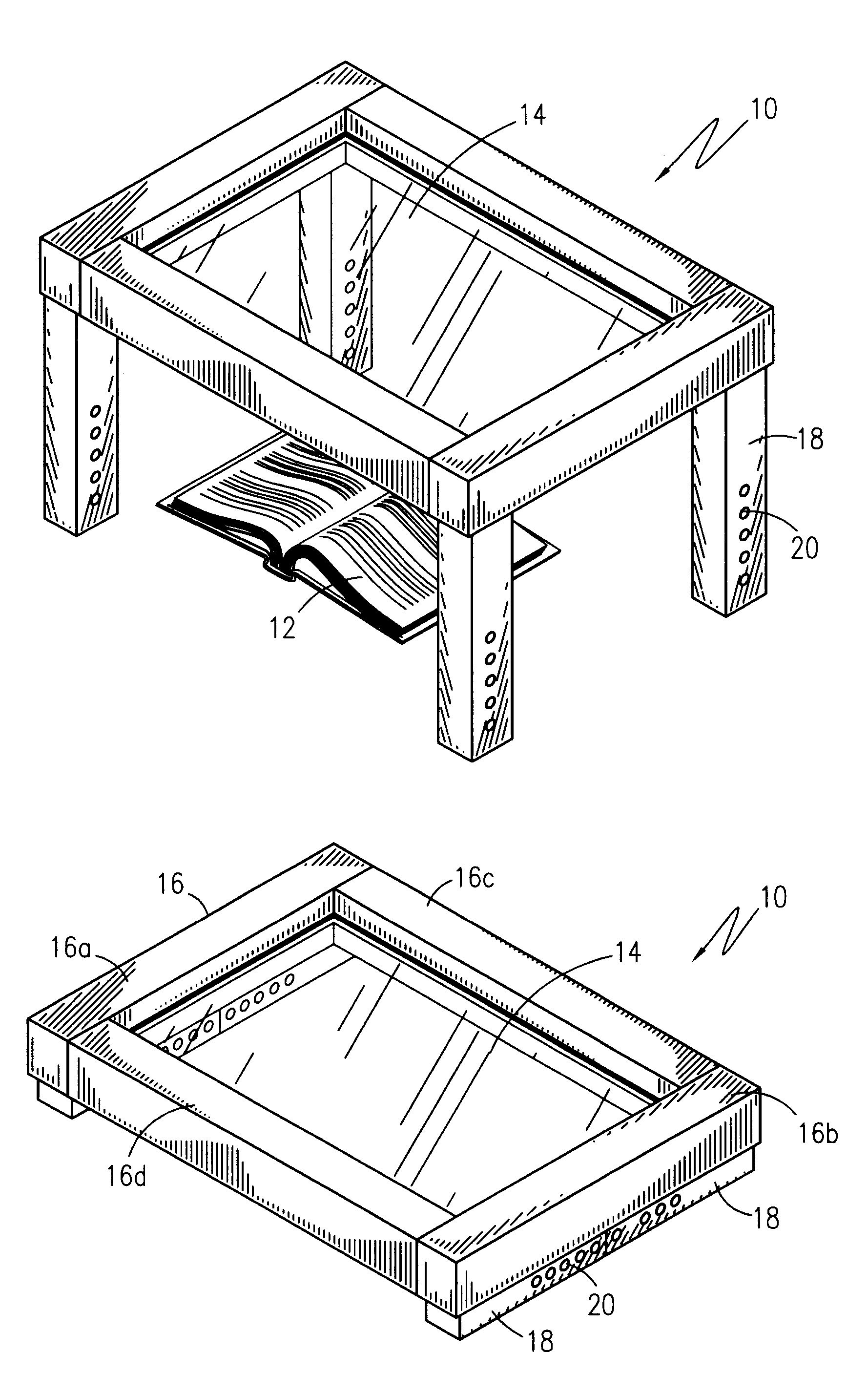 Portable reading magnifier